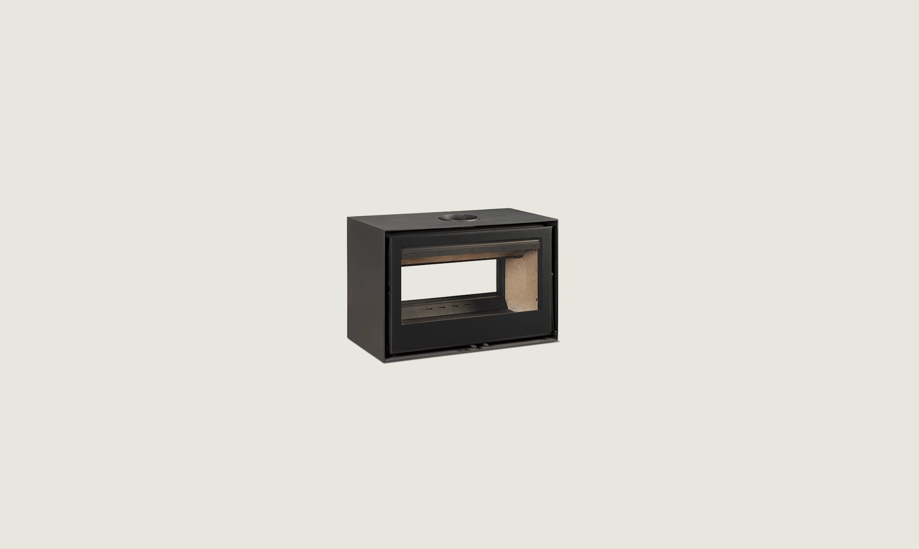 Estructura estufa Habit 100 DC Doble Cara de Rocal negra rectangular 